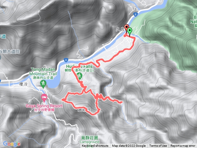 松鶴上唐麻丹山＋蝴蝶谷瀑布