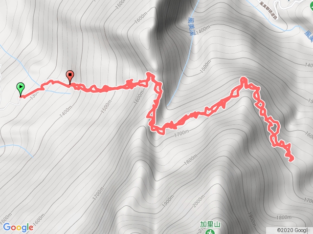 加里山_大坪登山口到避難小屋來回