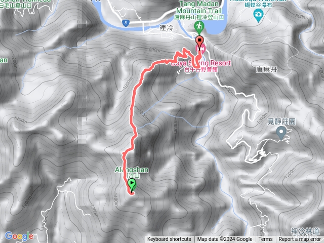 谷關八雄阿冷山