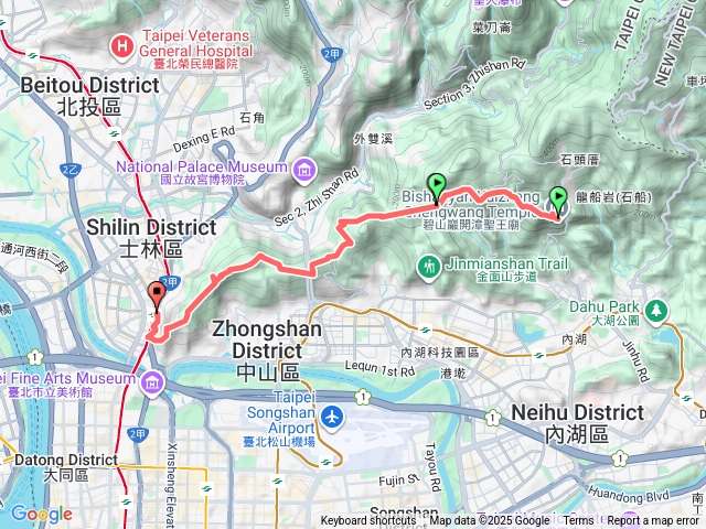 台北大縱走（第五段，碧山巖劍潭，親子友善路線）