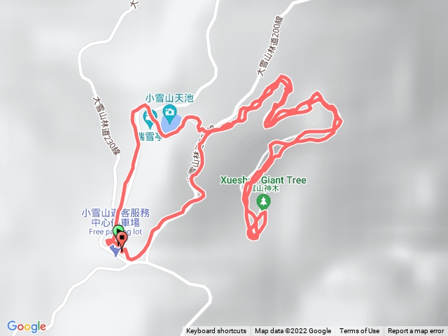 小雪山旅遊資訊站 天池 雪山神木