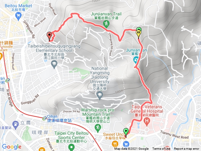 軍艦岩-丹鳳山-中和禪寺