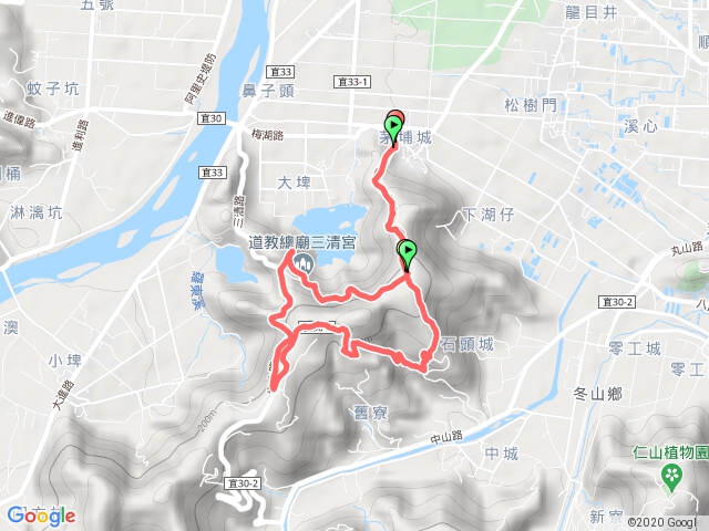 茅埔城古道+香格里拉農場+三清宮