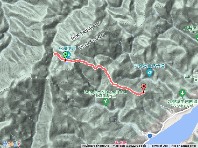 20220715松蘿湖下山
