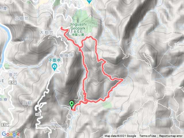 燦光寮上樹梅坪下貂山古道O型