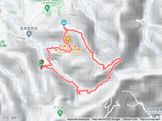 大溪金面山O型走