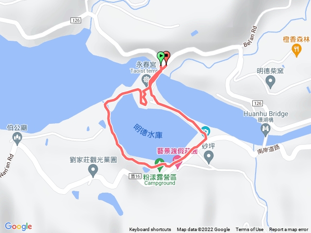 明德水庫湖濱步道