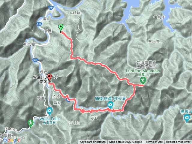 20230416忠治登大桶山東峰連走呂奔山(落鳳山)下阿玉壩