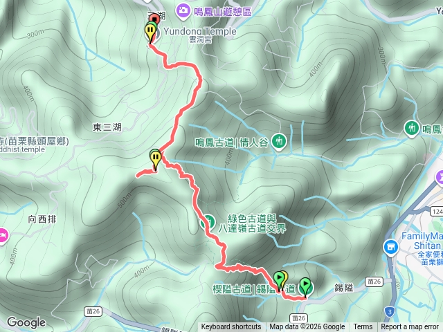 錫隘、南隘勇古道（三湖山、鳴鳳山）20260802預覽圖