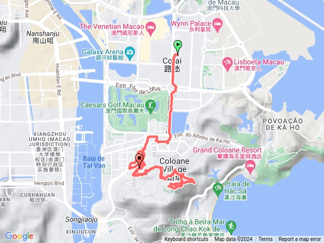 澳門喜來登酒店-石排灣郊野公園-路環山徑-媽祖聖像