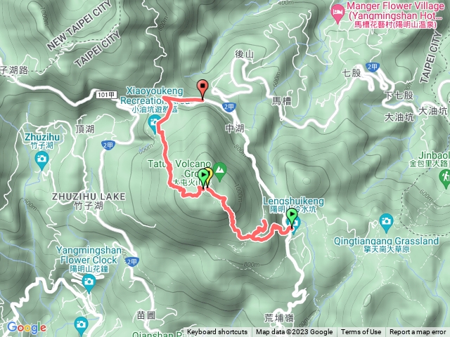 七星山（冷水坑到小油坑）