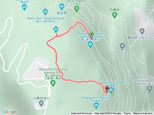 柴山長壽園-盤榕-靜谷亭