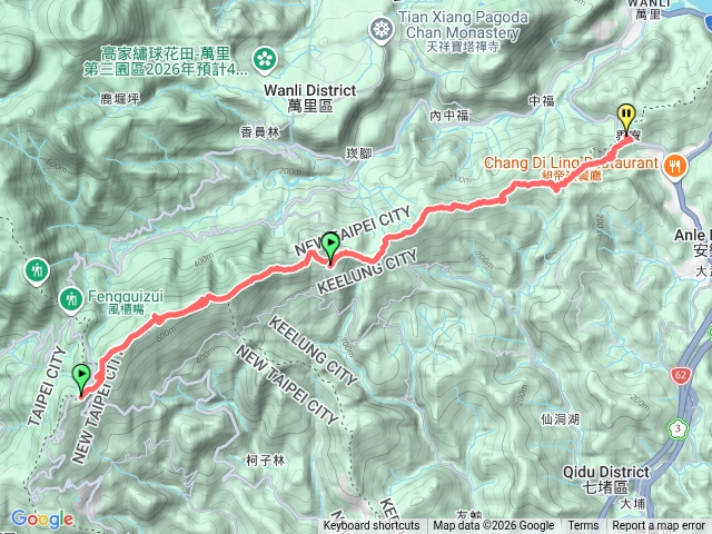 界寮東段縱走預覽圖