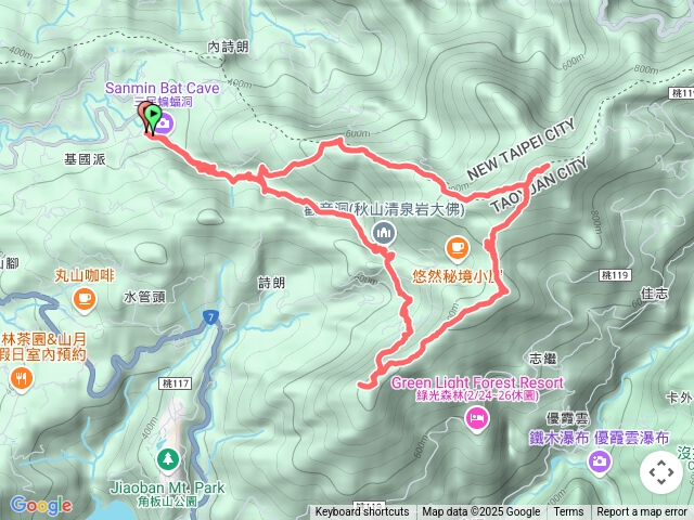 金牌縱走(順時鐘走法)-秘境櫻花林