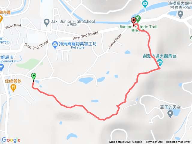 造橋鄉劍潭古道