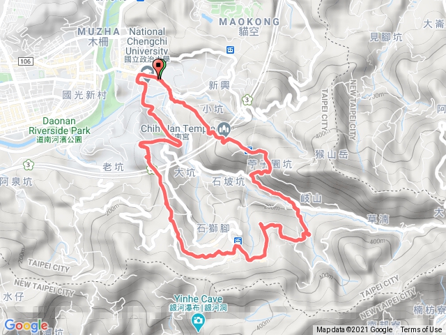 2021.02.15 台北大縱走 第七段 指南宮千階步道-政治大學O型
