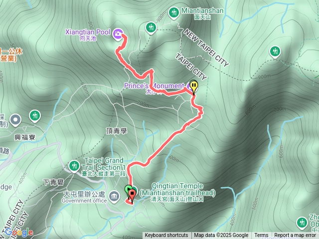 2025.10.30清天宮to向天池來回