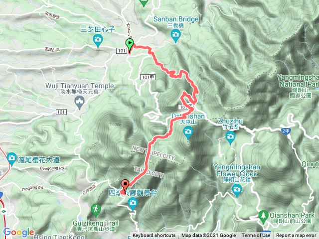 菜公坑古道東線、菜公坑山