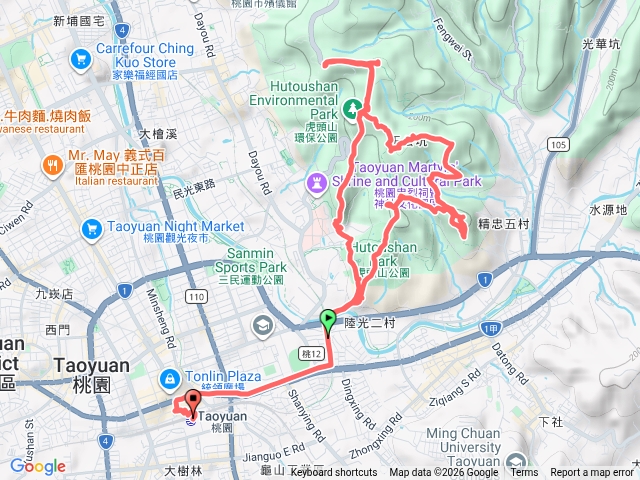 桃園虎頭山12連峰預覽圖