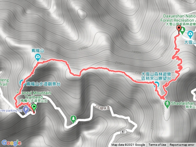 20210410台中鳶嘴山稍來山縱走