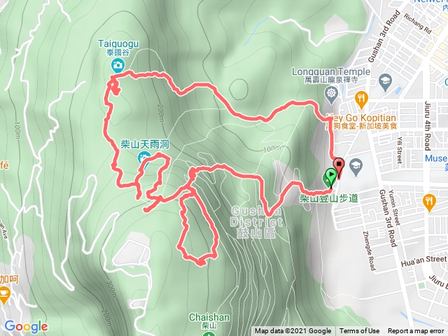 柴山（部分原始路徑）