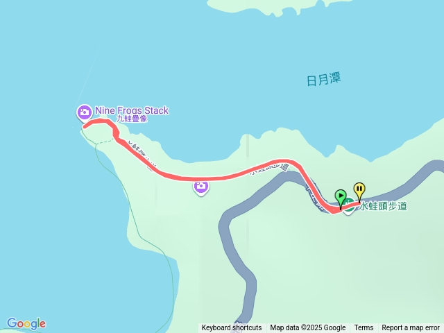 日月潭水蛙頭步道