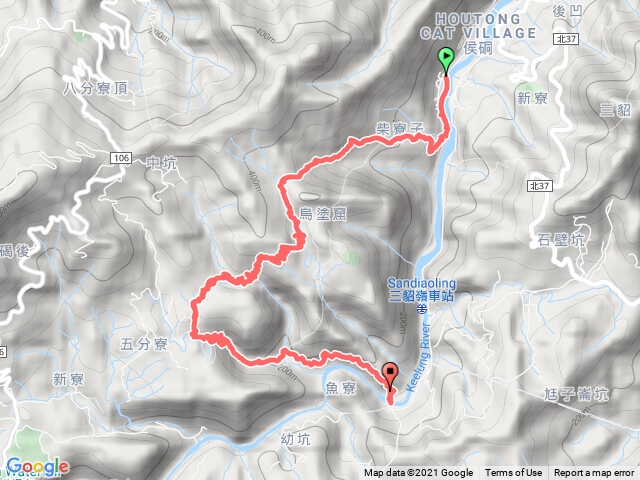 猴硐-柴寮步道-三貂嶺瀑布步道
