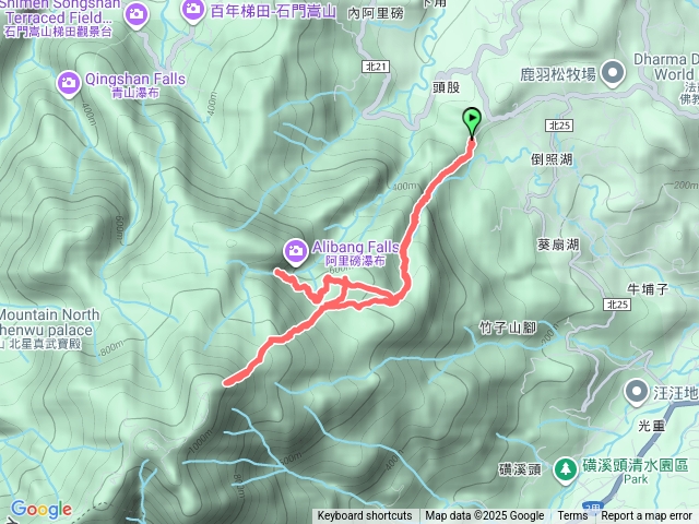 竹子山北峰+阿里磅瀑布預覽圖
