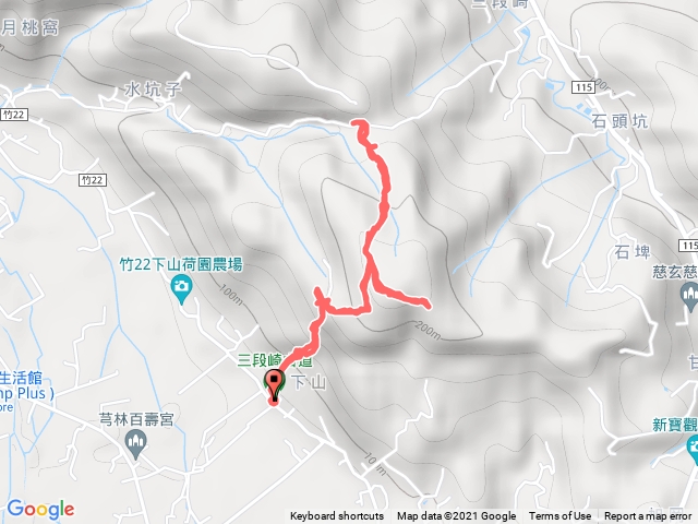 三段崎古道、石頭坑山