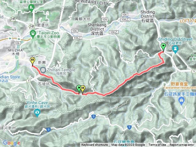 筆架山連峰+指南宮下千階嶺