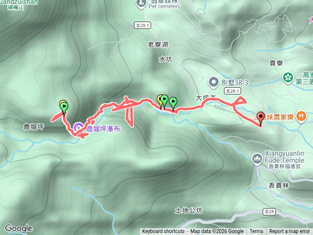 鹿崛坪古道瀑布.鹿崛山預覽圖