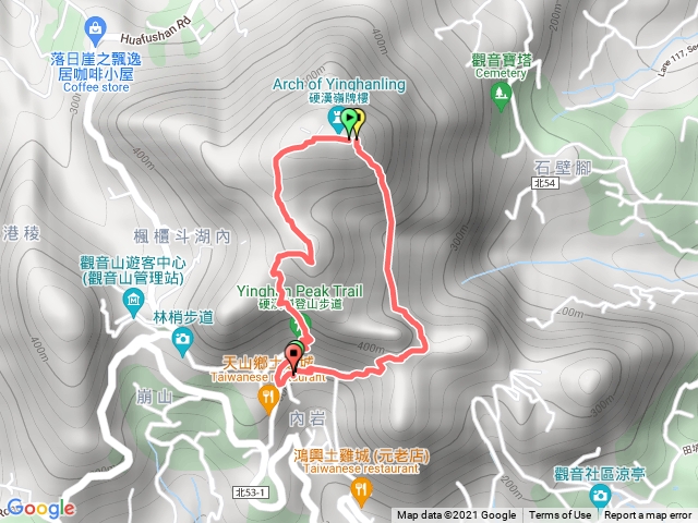 觀音山：尖山—北橫—硬漢嶺步道