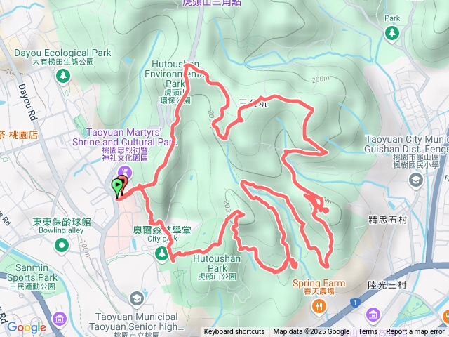 尋找桃園虎頭山6座涼亭_20250131