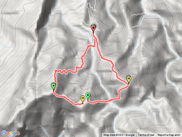 哈加縱走（不休息）