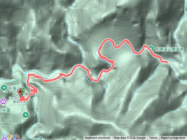 北港溪步峽谷道預覽圖