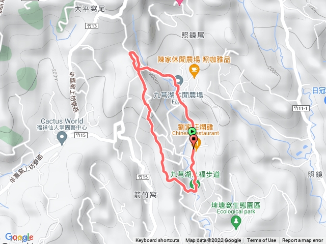 九芎湖左半圈