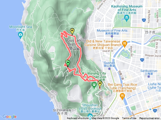 南壽山逆0路線7.374Km