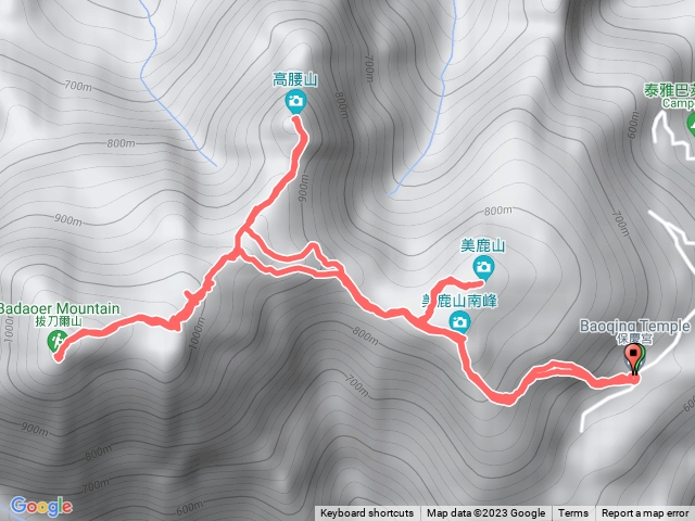 2023-09-17 烏來三山（美鹿山南峰-拔刀爾山-高腰山-美鹿山）