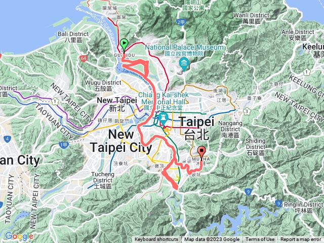 2023年臺北大縱走：尋寶任務臺北大縱走第八段：捷運動物園站至捷運關渡站[河濱自行車道]20230527213528