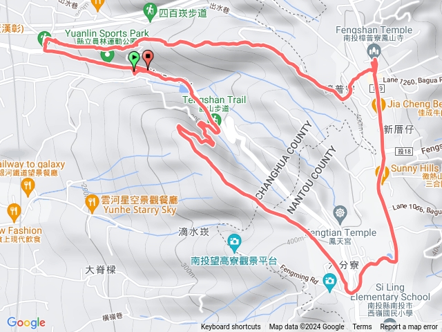 萬里長城步道—藤山步道（圈型）預覽圖