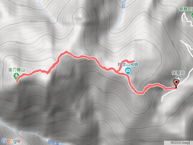 新北烏來區-美鹿山南峰、美鹿山、拔刀爾山