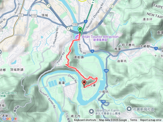 新店碧潭山(和美山)、灣潭山預覽圖