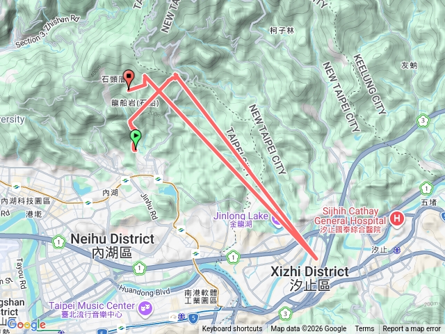 龍船岩到開眼山O型