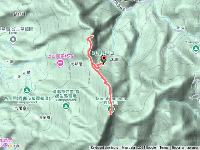 細道邦山、馬那邦山（珠湖登山口）預覽圖