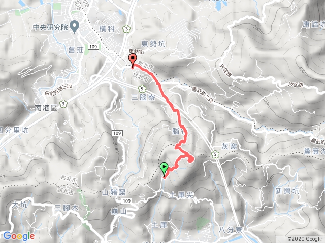 20200223深坑上土庫岳出舊庄