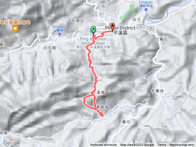 東勢格越嶺古道