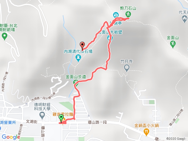 內湖金面山剪刀石