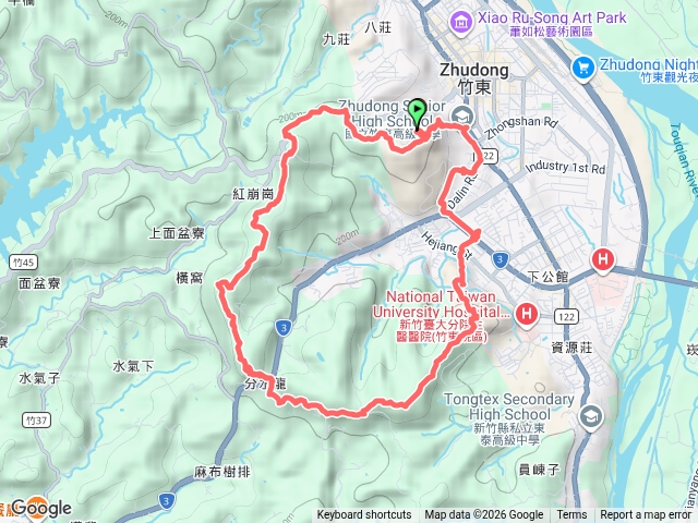 竹東三山_樹杞林山_新具庄山_員崠子山
