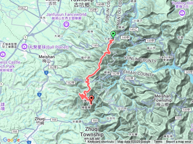 20250127 雲嘉13連峰