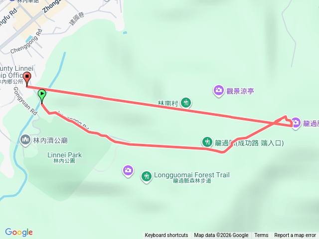 龍過脈快樂午餐全家開復廟A進出預覽圖